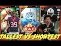 TALLEST VS SHORTEST PLAYER DRAFT! MADDEN 17 DRAFT CHAMPIONS