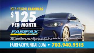 2017 Hyundai Elantras U$ 125 Per Month