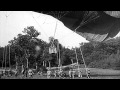 SPAD fighter biplanes fly over German lines at Chaux in France during World War I HD Stock Footage