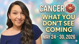 Cancer ♋ Concerned About Your Decision ☕ What You Don't See Coming ☕ May 24 - 30 2026