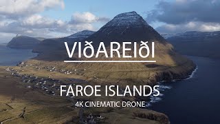 Faroe islands: Viðareiði - 4K cinematic drone