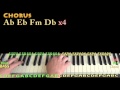 Paparazzi (Lady Gaga) Piano Lesson Chord Chart