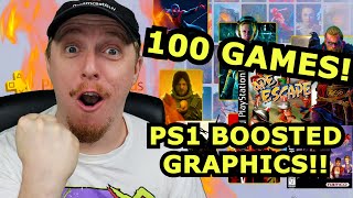 PlayStation Plus is CRAZY!! 100 PS4 and PS5 Games! PS1 games UPDATED!!