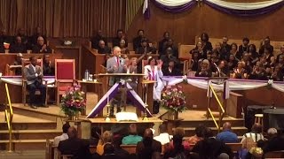 Al Sharpton delivers service at Olivet Institutional Baptist Church in Cleveland