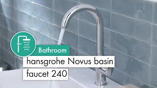 hansgrohe Novus basin faucet 240