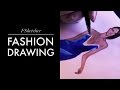 VELVET DRESS | Fashion Drawing