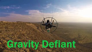 Gravity Defiant Paramotor in flight