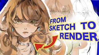 How I render - from sketch to render process