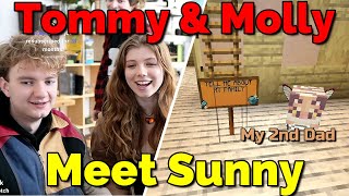 Tommyinnit \u0026 Molly Meet Sunny for the first Time on QSMP Minecraft