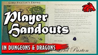 How I Create Player Handouts for my D\u0026D Games