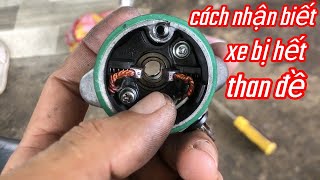 Cách nhận biết xe có phải bị hết than đề không và cách kiểm tra nhanh khi xe đề không được