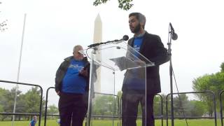 ANCA-ER's Armen Sahakyan Makes Closing Remarks at the 2nd Annual DC Walk to End Genocide