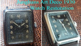 Restoration of a Junghans 1930 Art Deco Watch