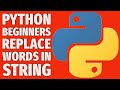 Python Script to Replace Words in a String Using Input 2025