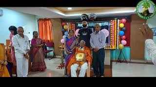 BEST SENIOR CITIZEN AWARD TO KV SUBBARAO GARU PART 01