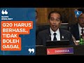 Jokowi Tegaskan KTT G20 Harus Berhasil, Tak Boleh Gagal