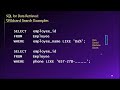 Topic 03, Part 14 - Searching Based on Partial Values using the SQL LIKE Statement