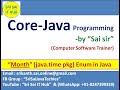 Java Month Enum || Java Month in a Year || java.time.Month enum || java.time package || #406