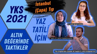 2021 YKS İçin Derece Yaptıran Taktikler - İstanbul (Çapa) Tıp Fakültesi Öğrencileri Anlatıyor