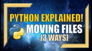 3 Ways to Move Files Only Using Python!