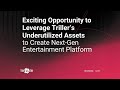 Opportunity to Leverage ILLR’s Underutilized Assets to Create Next-Gen Entertainment Platform