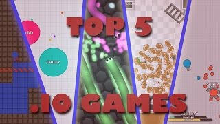 TOP 5 BEST IO GAMES LIST! MOST POPULAR IO GAMES!