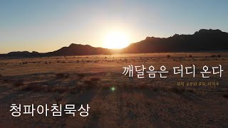 220806(토) 깨달음은 더디 온다. 18