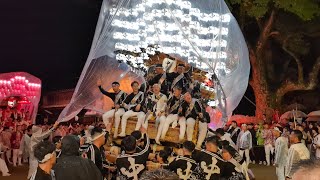 【HD高画質】中 だんじり 中村神社 でんでん 南河内だんじり祭 建水分神社 令和6年 2024年‎10月‎19日