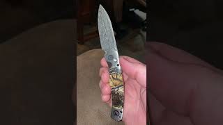 Santa Fe Stoneworks El Rey with Mammoth Ivory scales and Damasteel Blade!!