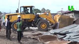 Railway Dev't: Illegal structures demolished at Tesano