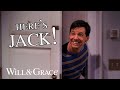 Every Time Jack Made An Iconic Apartment Entrance | Will & Grace