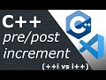 C++ Programming - Pre Increment and Post Increment Operators Example - SavvyNik [Highlight]