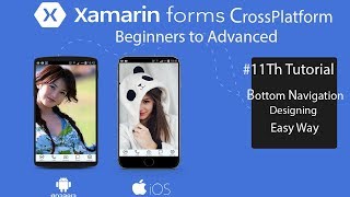 Xamarin Forms Bottom Navigation Easy Steps[Tutorial 11]