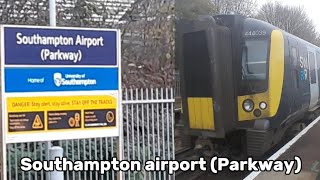 Trains at Southampton Airport (Parkway) 30/11/2024