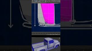 3D modeling of vehicle Ford F-100. PART 04