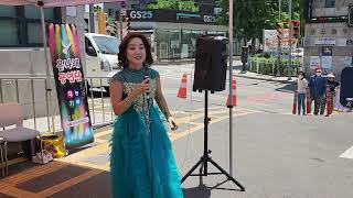 초청가수정자윤 광대 은나래예술단 일산1동 축제