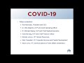 COVID 19 Webinar -  March 18