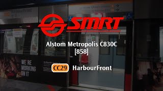 SMRT C830C [858] at HarbourFront (» Dhoby Ghaut)