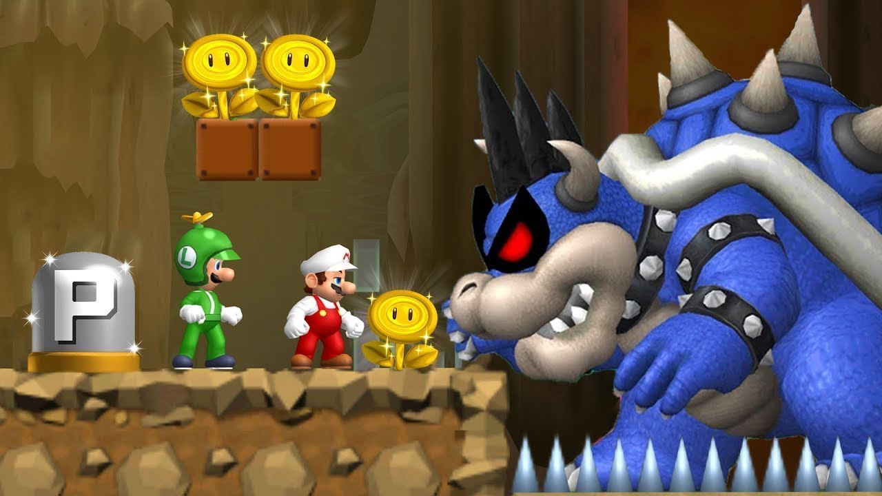 Newer Super Mario Bros Wii Rescue Peach 2 Player Co Op Walkthrough