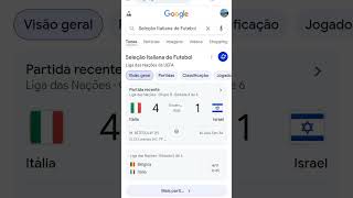 ITALIA 4 X 1 ISRAEL LIGA DAS NACOES UEFA #2411