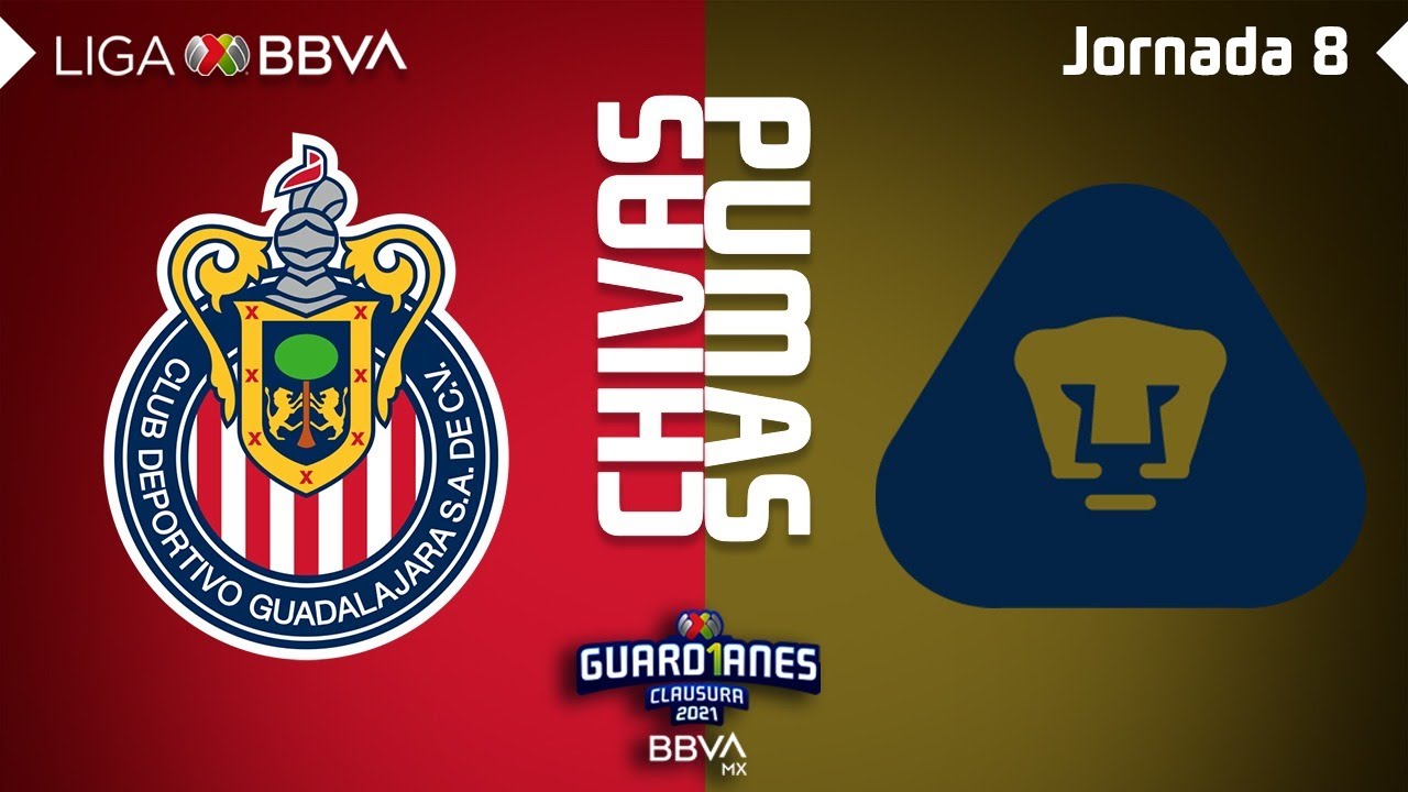 Resumen Y Goles | Chivas Vs Pumas | Liga BBVA MX - Guard1anes 2021 ...