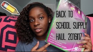 Back To School Supplies Haul 2016-17