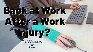 How Will Going Back To Work Affect My Workers' Compensation Case? | Savannah Workers’ Comp Atty