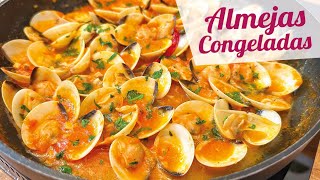 ALMEJAS CONGELADAS EN SALSA | Cómo cocinar almejas congeladas