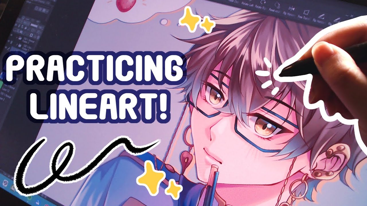 Practicing Lineart Youtube