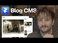 Build a custom blog with Framer CMS