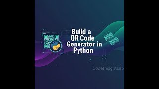 "Build a QR Code Generator in Python | GUI App with Save Feature"