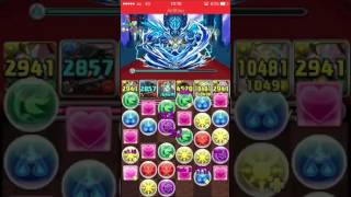 パズドラ  ヘラ297降臨  シェロスパーダパーティーでクリアできるか！