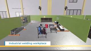 Heavy Earth Moving Equipment Manufacturing Plant, Metal Welding Virtual Reality Simulations AR VR MR