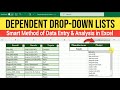 Creating Dependent Drop-Down Lists in Excel